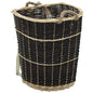 JUNG Vida Holzkorb mit Trageriemen 57 x 51 x 69 cm Natur Weide