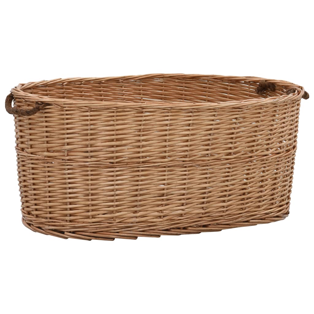 JUNG Vida Holzkorb mit Tragegriffen 78 x 54 x 34 cm Natur Weide