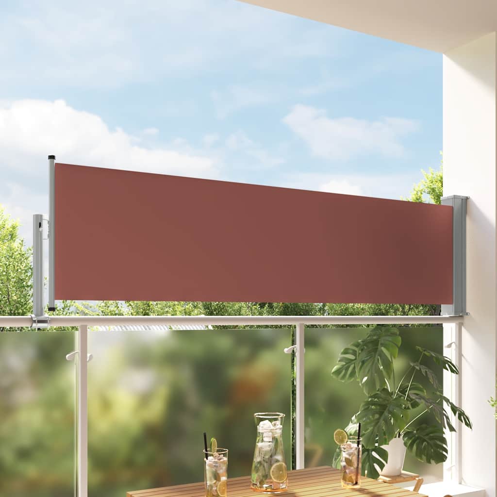 JUNG Vida Ausziehbare Seitenmarkise 80×300 cm Braun