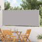JUNG Vida Ausziehbare Seitenmarkise 120×500 cm Grau
