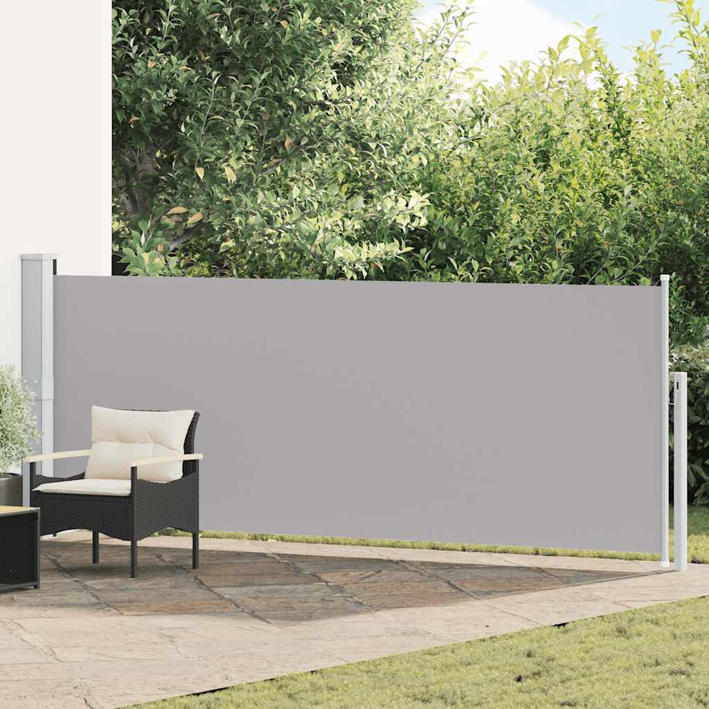 JUNG Vida Ausziehbare Seitenmarkise 140×500 cm Grau