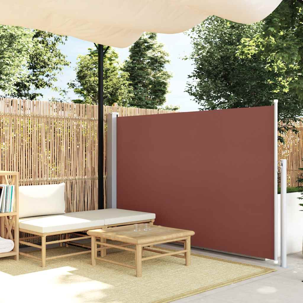 JUNG Vida Ausziehbare Seitenmarkise 140×500 cm Braun
