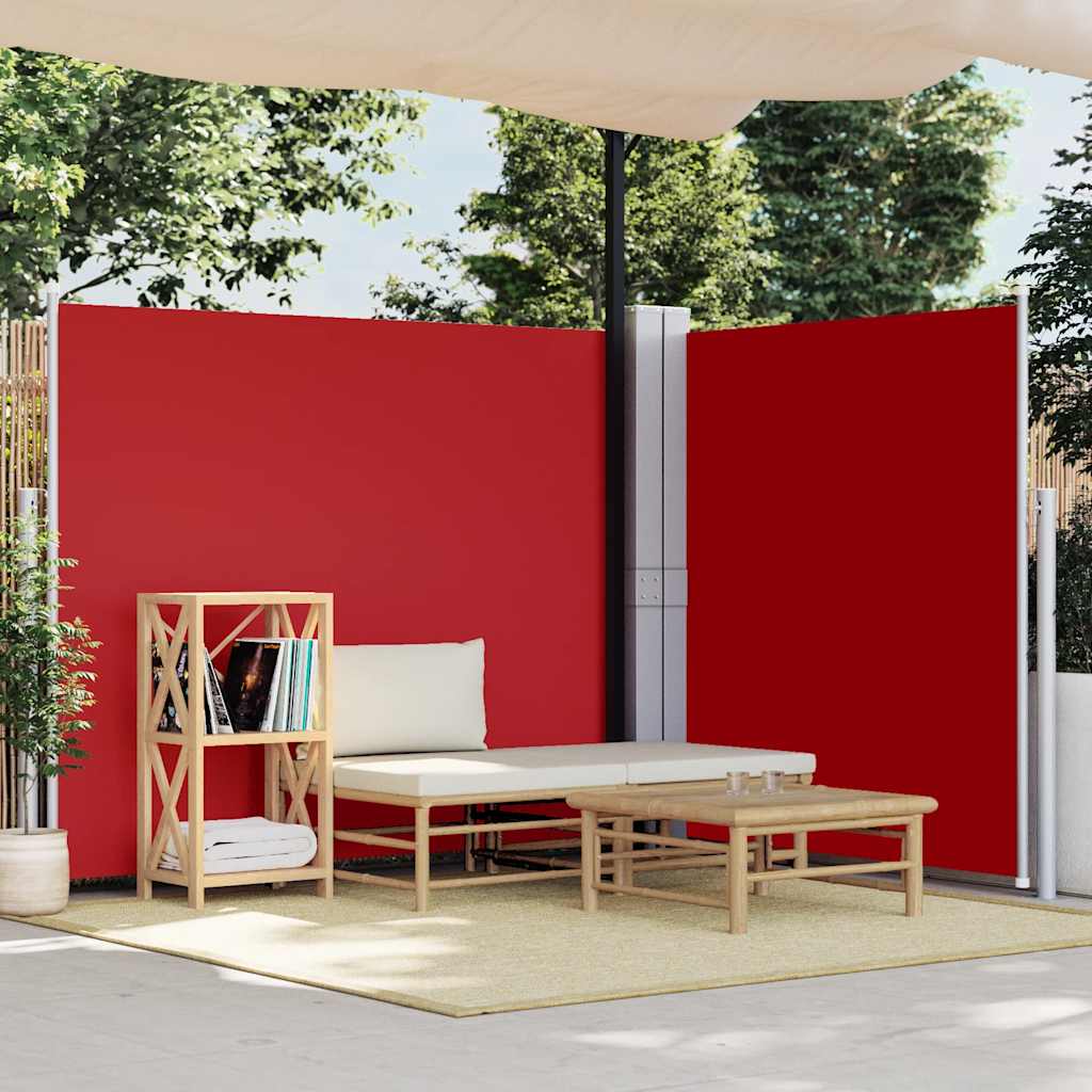 JUNG Vida Ausziehbare Seitenmarkise 170 x 600 cm Rot