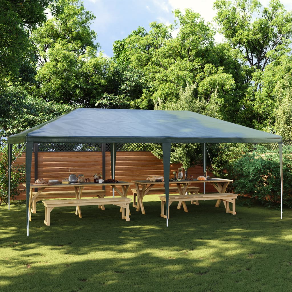 JUNG Vida Profi-Partyzelt 4×6 m Grün 90 g/m²