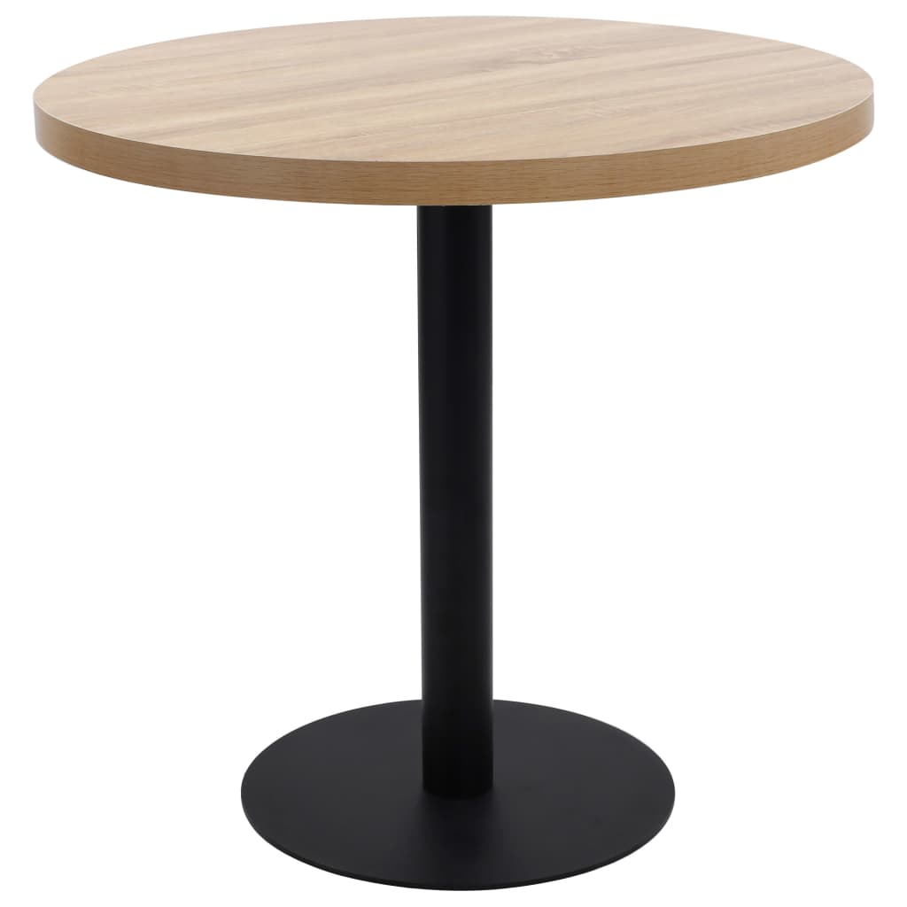 JUNG Vida Bistrotisch Hellbraun 80 cm MDF