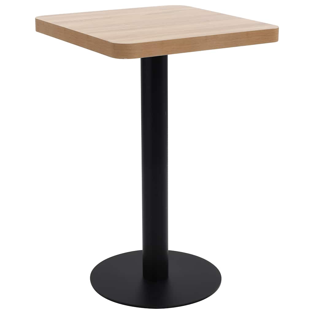JUNG Vida Bistrotisch Hellbraun 50x50 cm MDF