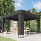 JUNG Vida Pavillon mit Doppeldach 3 x 3 m Anthrazit