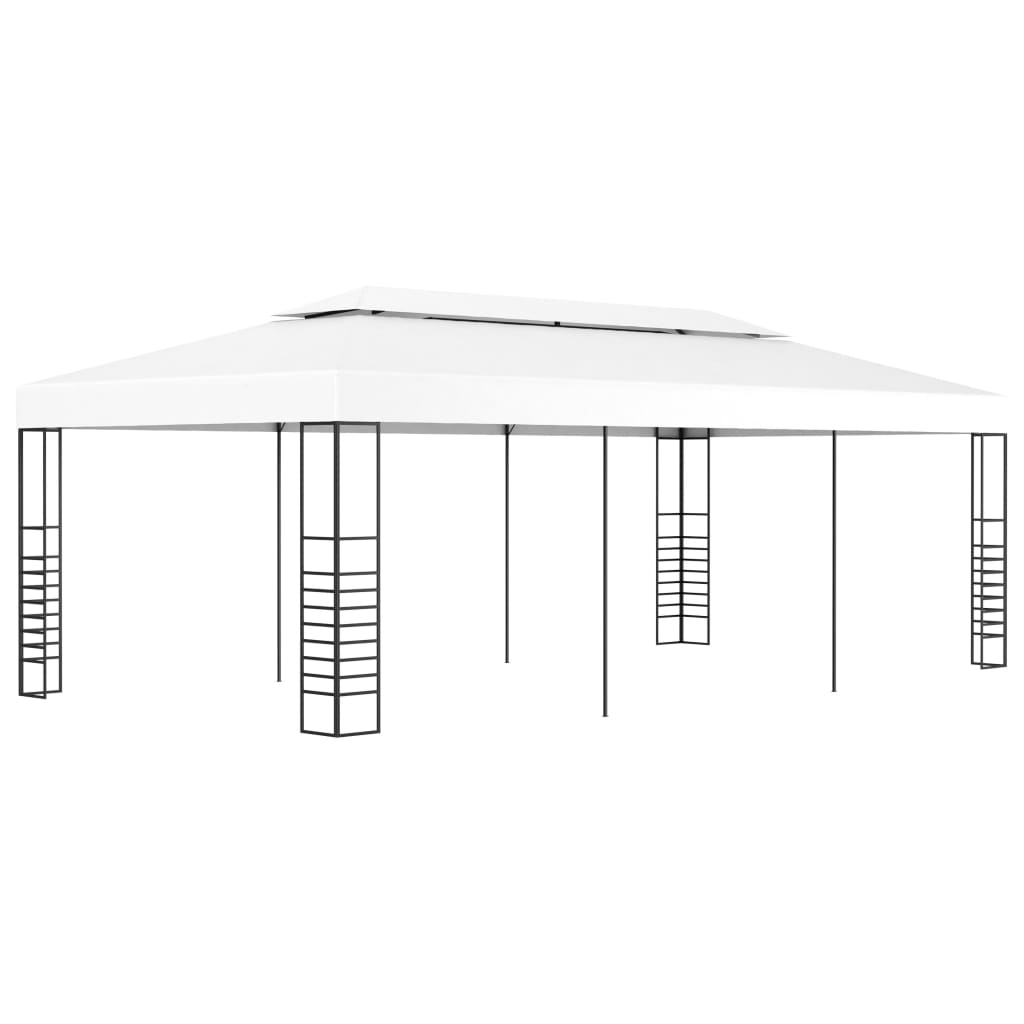 JUNG Vida Gartenpavillon 6×3 m Weiß