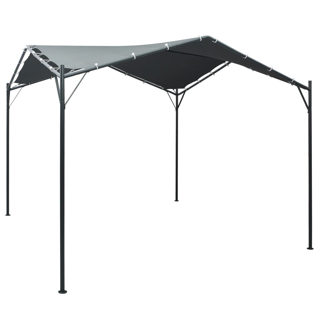 JUNG Vida Pavilion Partyzelt Überdachung 3x3 m Stahl Anthrazit