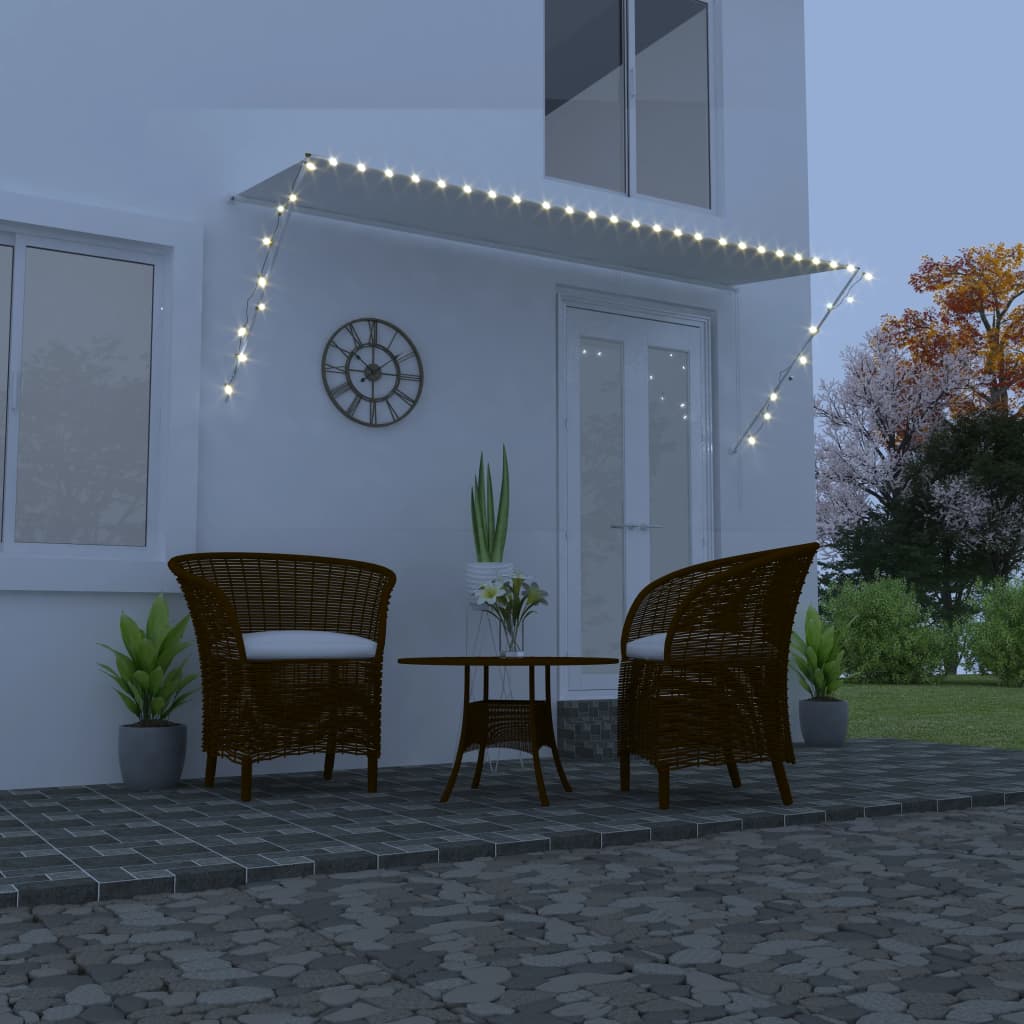 JUNG Vida Einziehbare Markise mit LED 300×150 cm Creme