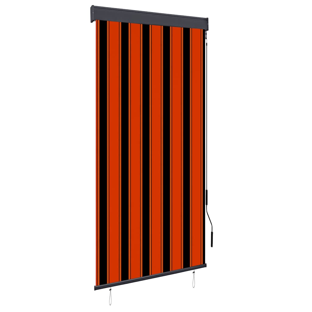 JUNG Vida Außenrollo 100 x 250 cm Orange und Braun