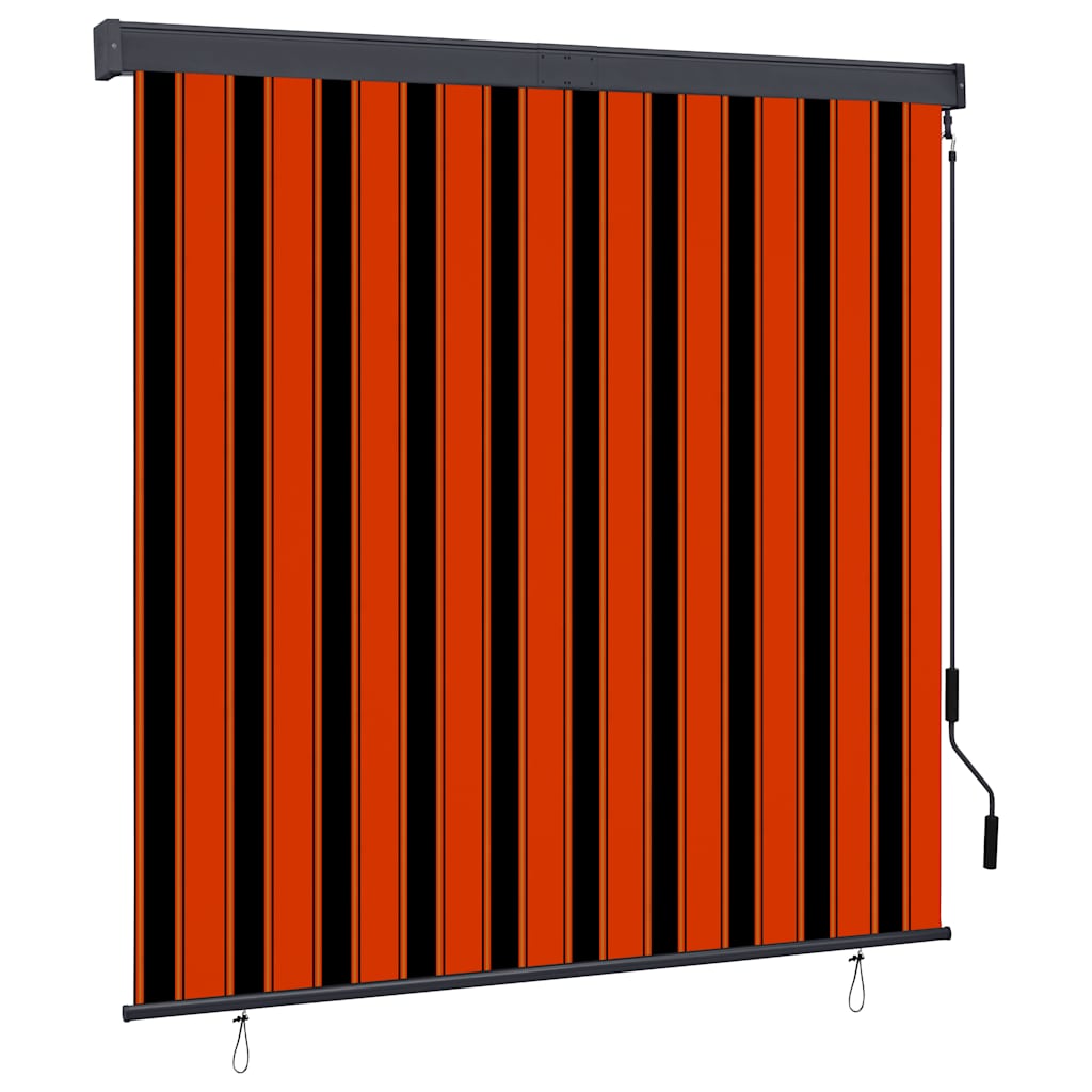 JUNG Vida Außenrollo 160x250 cm Orange und Braun