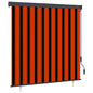 JUNG Vida Außenrollo 160x250 cm Orange und Braun