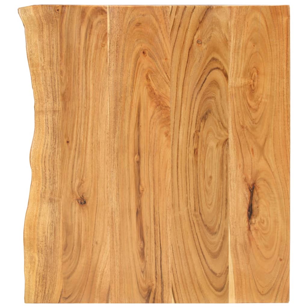 JUNG Vida Badezimmer-Waschtischplatte Massivholz Akazie 58x52x2,5 cm