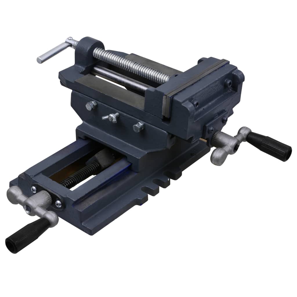 JUNG Vida Schraubstock Kreuztisch Handbetrieben 127 mm