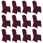 JUNG Vida Stretch-Stuhlhussen 12 Stk. Burgunderrot
