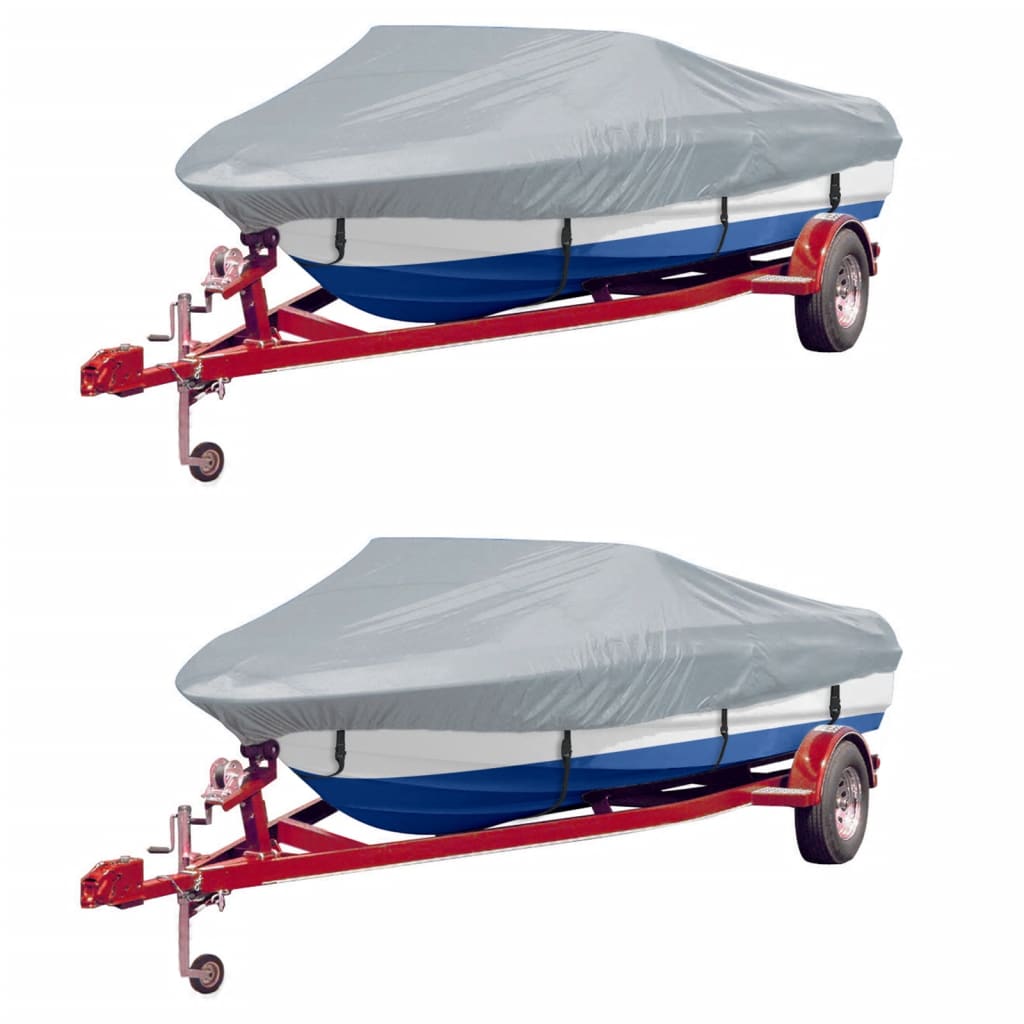 JUNG Vida Bootspersenninge 2 Stk. Grau Länge 427-488 cm Breite 173 cm