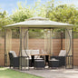 JUNG Vida Pavillon mit Netz 300x300x265 cm Creme