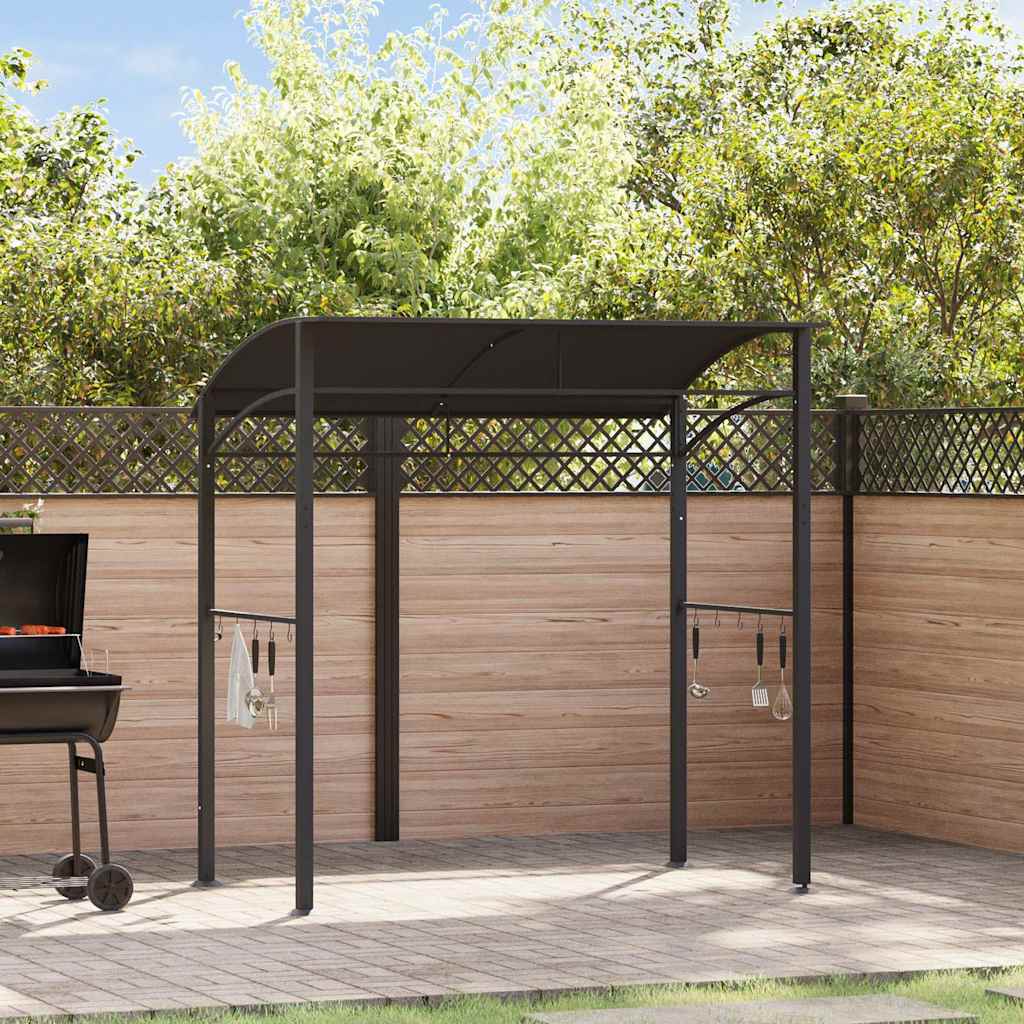 JUNG Vida BBQ-Pavillon 215x150x220 cm Anthrazit Stahl
