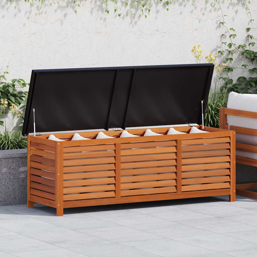 JUNG Vida Gartenbox 150x50x55 cm Eukalyptus Massivholz