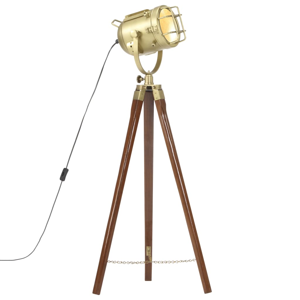JUNG Vida Stehleuchte Dreibein Massivholz Mango 97 cm