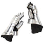 JUNG Vida Mittelalterliche Panzerhandschuhe Replik LARP Silbern Stahl
