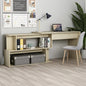 JUNG Vida Eckschreibtisch Sonoma-Eiche 200x50x76 cm Holzwerkstoff