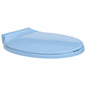 JUNG Vida Toilettensitz mit Absenkautomatik Blau Oval