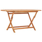 JUNG Vida Gartentisch Klappbar 160×80×75 cm Massivholz Teak