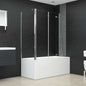 JUNG Vida Duschabtrennung 120x69x130 cm Hartglas Transparent