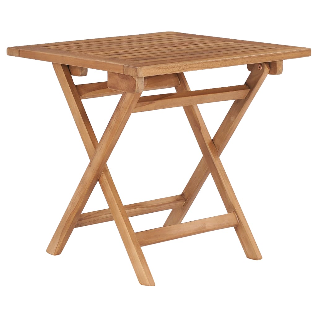 JUNG Vida Gartentisch Klappbar 45x45x45 cm Massivholz Teak