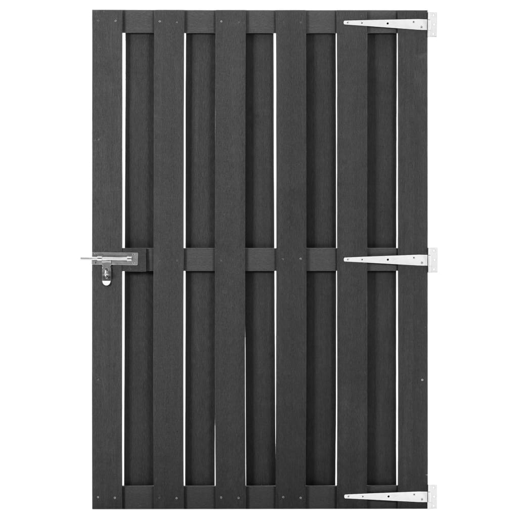 JUNG Vida Gartentor WPC 100 x 150 cm Grau