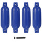 JUNG Vida Bootsfender 4 Stk. Blau 41 x 11,5 cm PVC