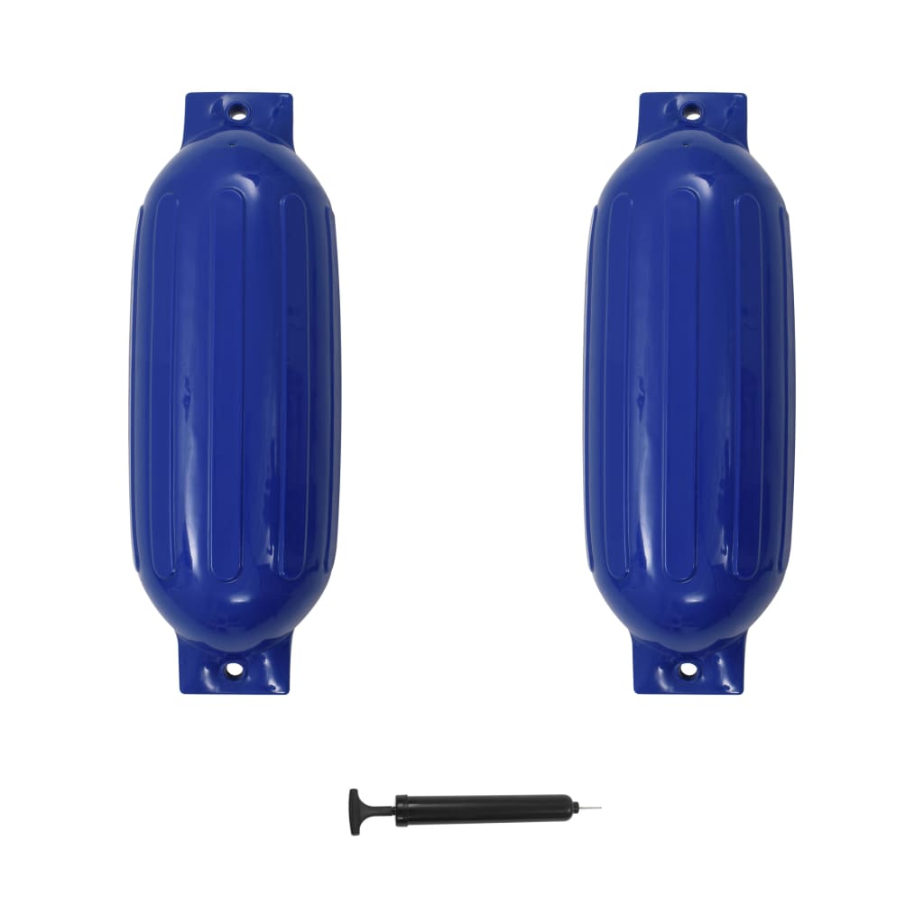 JUNG Vida Bootsfender 2 Stk. Blau 69x21,5 cm PVC