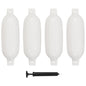 JUNG Vida Bootsfender 4 Stk. Weiß 58,5 x 16,5 cm PVC
