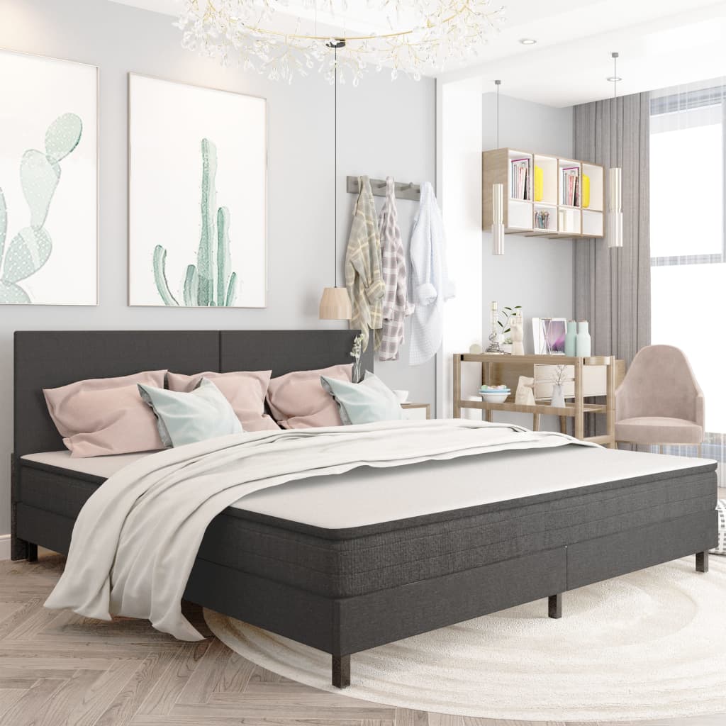 JUNG Vida Kopfteil Dunkelgrau Stoff 200×200 cm