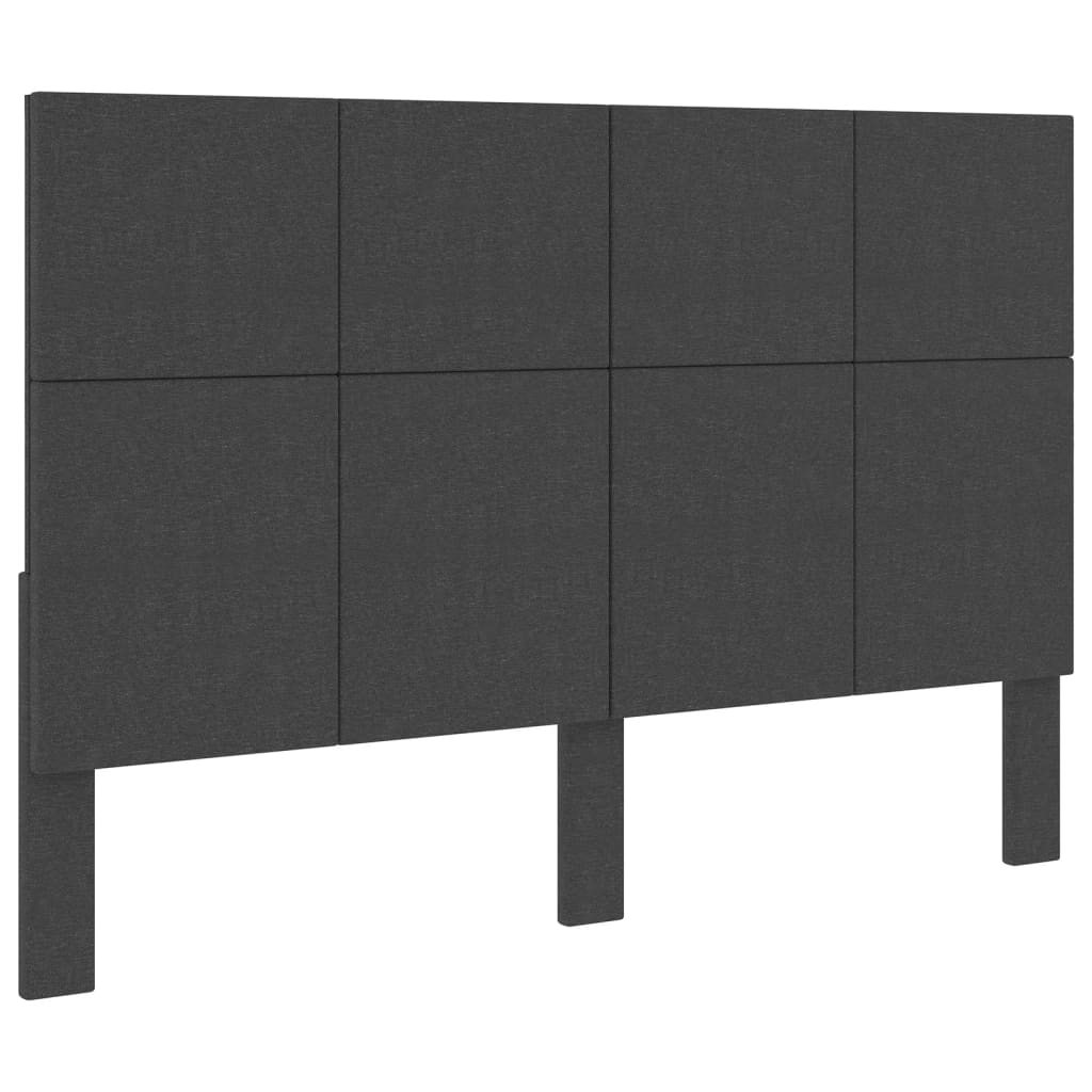 JUNG Vida Kopfteil Dunkelgrau Stoff 140×200 cm