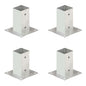 JUNG Vida Pfostenanker 4 Stk. Verzinktes Metall 71 mm