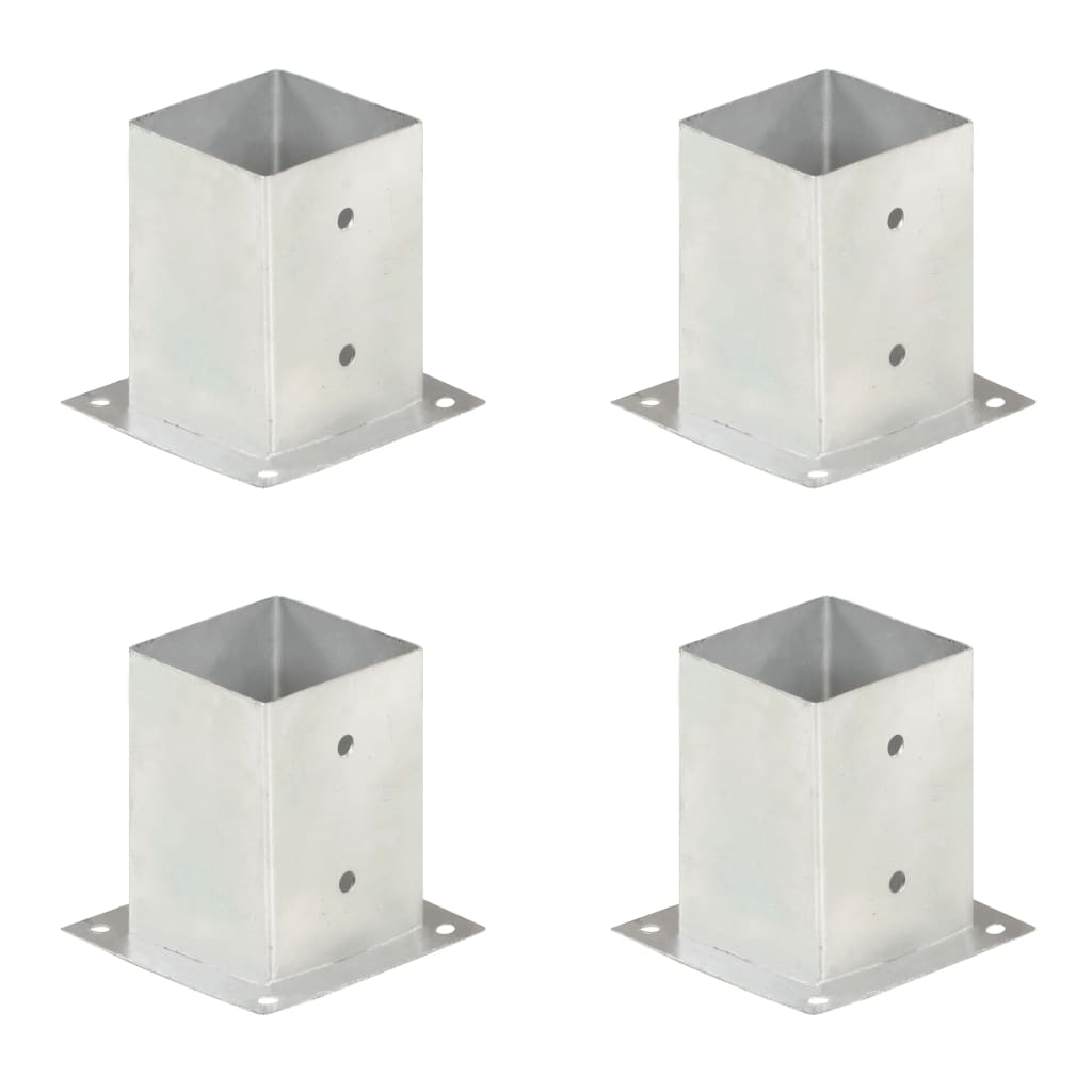 JUNG Vida Pfostenanker 4 Stk. Verzinktes Metall 101 mm