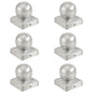 JUNG Vida Pfostenkappen 6 Stk. Kugelform Verzinktes Metall 71 x 71 mm