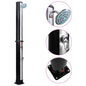 JUNG Vida Solardusche mit Duschkopf und Wasserhahn 40 L