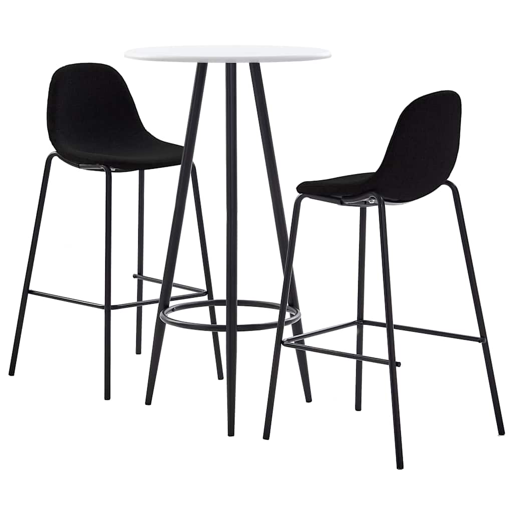 JUNG Vida 3-tlg. Bar-Set Stoff Schwarz