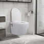 JUNG Vida Wand-WC ohne Spülrand mit Bidet-Funktion Keramik Weiß