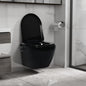 JUNG Vida Wand-WC ohne Spülrand mit Bidet-Funktion Keramik Schwarz