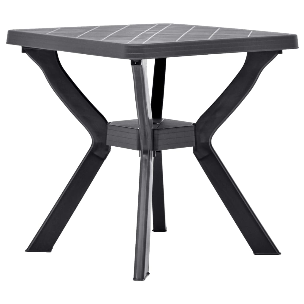 JUNG Vida Bistrotisch Anthrazit 70x70x72 cm Kunststoff
