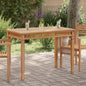 JUNG Vida Garten-Esstisch 120x65x80 cm Massivholz Teak