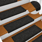JUNG Vida Stufenmatten Selbstklebend 15 Stk. 65x21x4 cm Schwarz Rechteckiger Rand