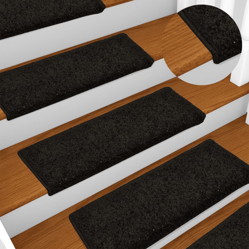 JUNG Vida Stufenmatten 15 Stk. 65x21x4 cm Schwarz Rechteckiger Rand