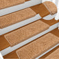 JUNG Vida Stufenmatten 15 Stk. 65x21x4 cm Beige Rechteckiger Rand