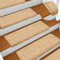 JUNG Vida Stufenmatten 15 Stk. 65x21x4 cm Creme Rechteckiger Rand